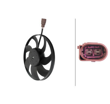 Ventilátor chladenia motora HELLA 8EW 366 420-111