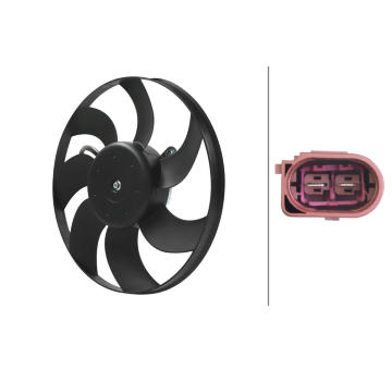 Větrák, chlazení motoru HELLA 8EW 366 420-121