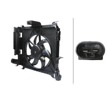 Větrák, chlazení motoru HELLA 8EW 366 420-151