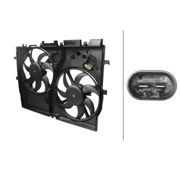 Větrák, chlazení motoru HELLA 8EW 366 420-181