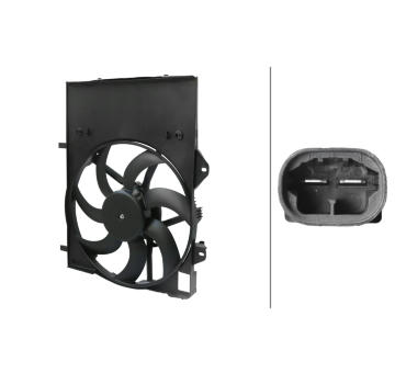 Větrák, chlazení motoru HELLA 8EW 366 420-211