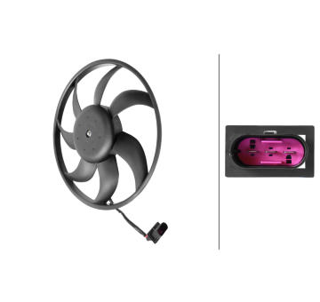 Větrák, chlazení motoru HELLA 8EW 366 420-231