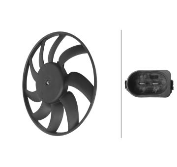 Větrák, chlazení motoru HELLA 8EW 366 420-271
