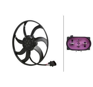 Větrák, chlazení motoru HELLA 8EW 366 420-341