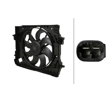 Větrák, chlazení motoru HELLA 8EW 366 420-351