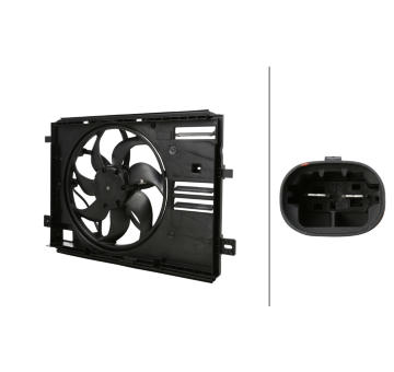 Větrák, chlazení motoru HELLA 8EW 366 420-361