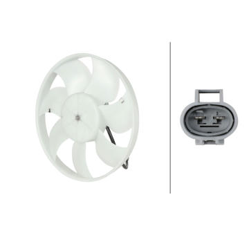 Větrák, chlazení motoru HELLA 8EW 366 420-381