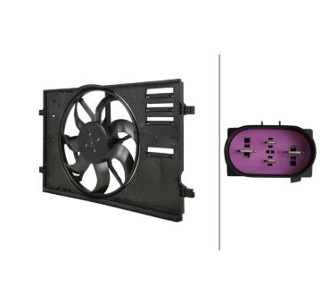 Větrák, chlazení motoru HELLA 8EW 366 420-391