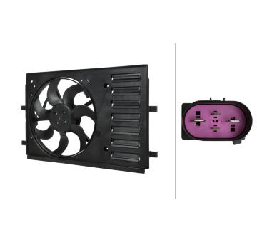 Větrák, chlazení motoru HELLA 8EW 366 420-431