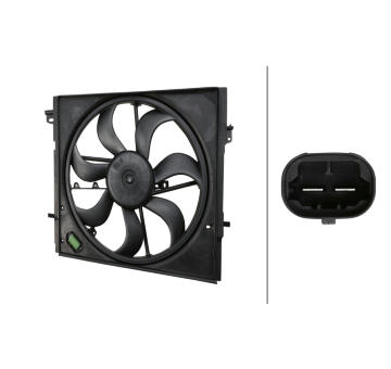 Ventilátor chladenia motora HELLA 8EW 366 420-441
