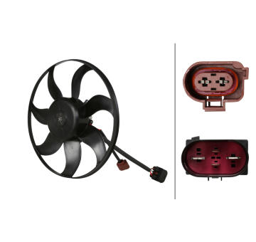 Větrák, chlazení motoru HELLA 8EW 366 420-471