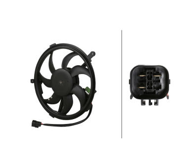 Větrák, chlazení motoru HELLA 8EW 366 420-501