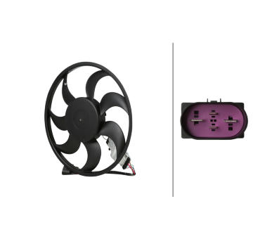 Větrák, chlazení motoru HELLA 8EW 366 420-521