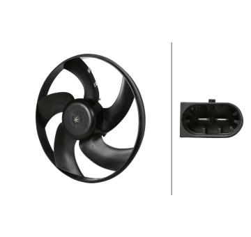 Větrák, chlazení motoru HELLA 8EW 366 420-541