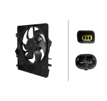 Ventilátor chladenia motora HELLA 8EW 366 421-201