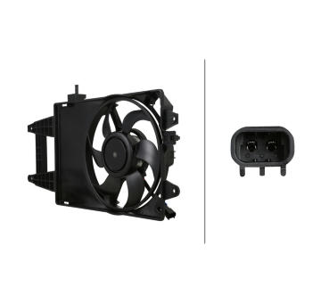 Ventilátor chladenia motora HELLA 8EW 366 421-271