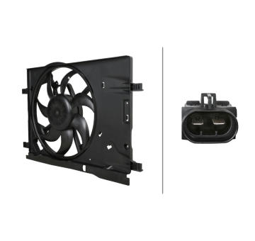 Ventilátor chladenia motora HELLA 8EW 366 421-311