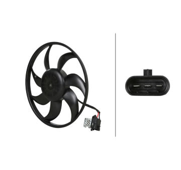 Ventilátor chladenia motora HELLA 8EW 366 421-331