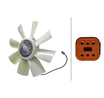 Ventilátor chladenia motora HELLA 8MV 366 438-011