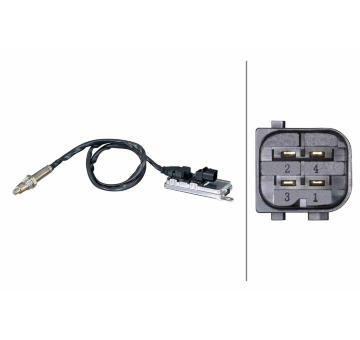 NOx-sensor, NOx-katalyzator HELLA 6PN 358 186-511
