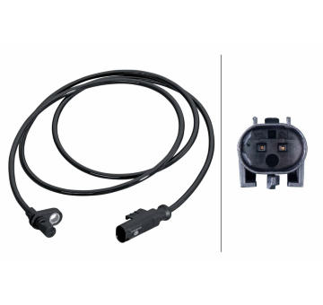 Snímač, počet otáček kol HELLA 6PU 358 251-011