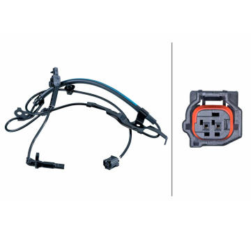 Snímač počtu otáčok kolesa HELLA 6PU 358 251-751