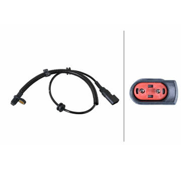 Snímač, počet otáček kol HELLA 6PU 358 252-261