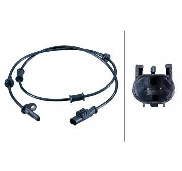 Snímač, počet otáček kol HELLA 6PU 358 252-451