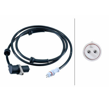 Snímač, počet otáček kol HELLA 6PU 358 252-591