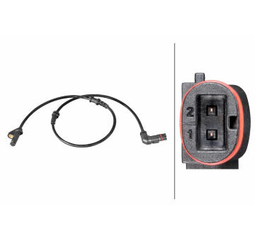 Snímač, počet otáček kol HELLA 6PU 358 216-631