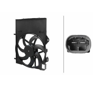 Větrák, chlazení motoru HELLA 8EW 366 420-211