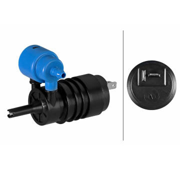 Vodní čerpadlo ostřikovače, čistění skel HELLA 8TW 006 848-671