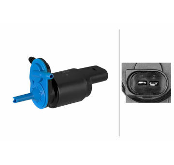 Vodní čerpadlo ostřikovače, čistění skel HELLA 8TW 006 848-721