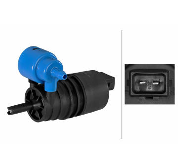 Vodní čerpadlo ostřikovače, čistění skel HELLA 8TW 006 848-781