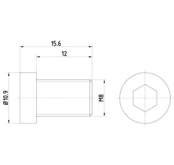 Sroub, brzdovy kotouc HELLA 8DZ 355 209-091