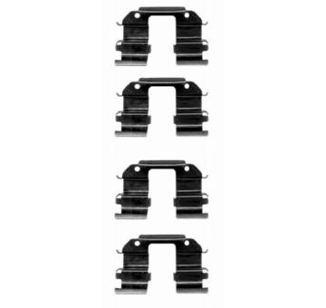 Sada prislusenstvi, oblozeni kotoucove brzdy HELLA 8DZ 355 203-041