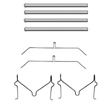 Sada príslużenstva oblożenia kotúčovej brzdy HELLA 8DZ 355 204-551