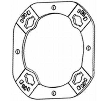 Rám HELLA 9AH 161 786-017