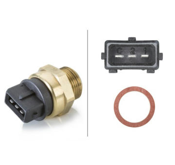 Teplotný spínač ventilátora chladenia HELLA 6ZT 181 611-051