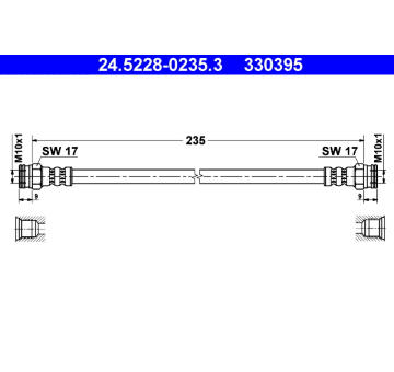 Brzdová hadice ATE 24.5228-0235.3