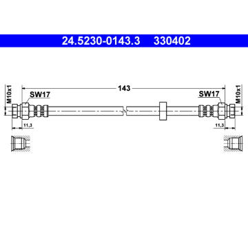 Brzdová hadice ATE 24.5230-0143.3