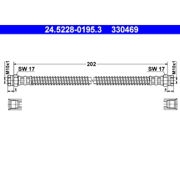 Brzdová hadice ATE 24.5228-0195.3
