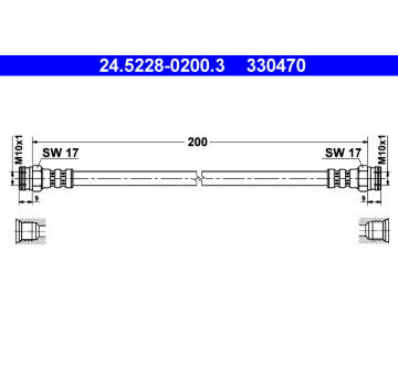 Brzdová hadice ATE 24.5228-0200.3