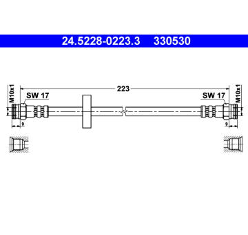 Brzdová hadice ATE 24.5228-0223.3