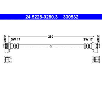 Brzdová hadice ATE 24.5228-0280.3