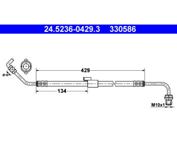 Brzdová hadice ATE 24.5236-0429.3
