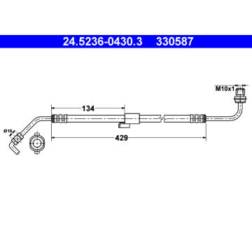 Brzdová hadice ATE 24.5236-0430.3