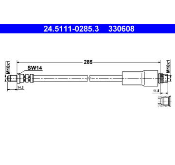 Brzdová hadice ATE 24.5111-0285.3