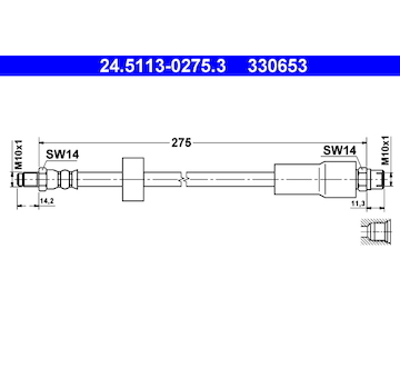Brzdová hadice ATE 24.5113-0275.3