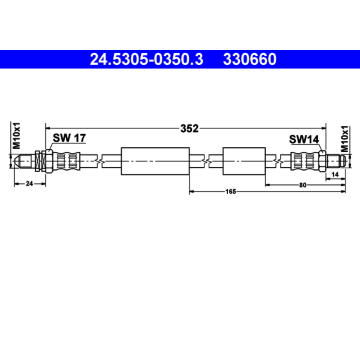 Brzdová hadice ATE 24.5305-0350.3